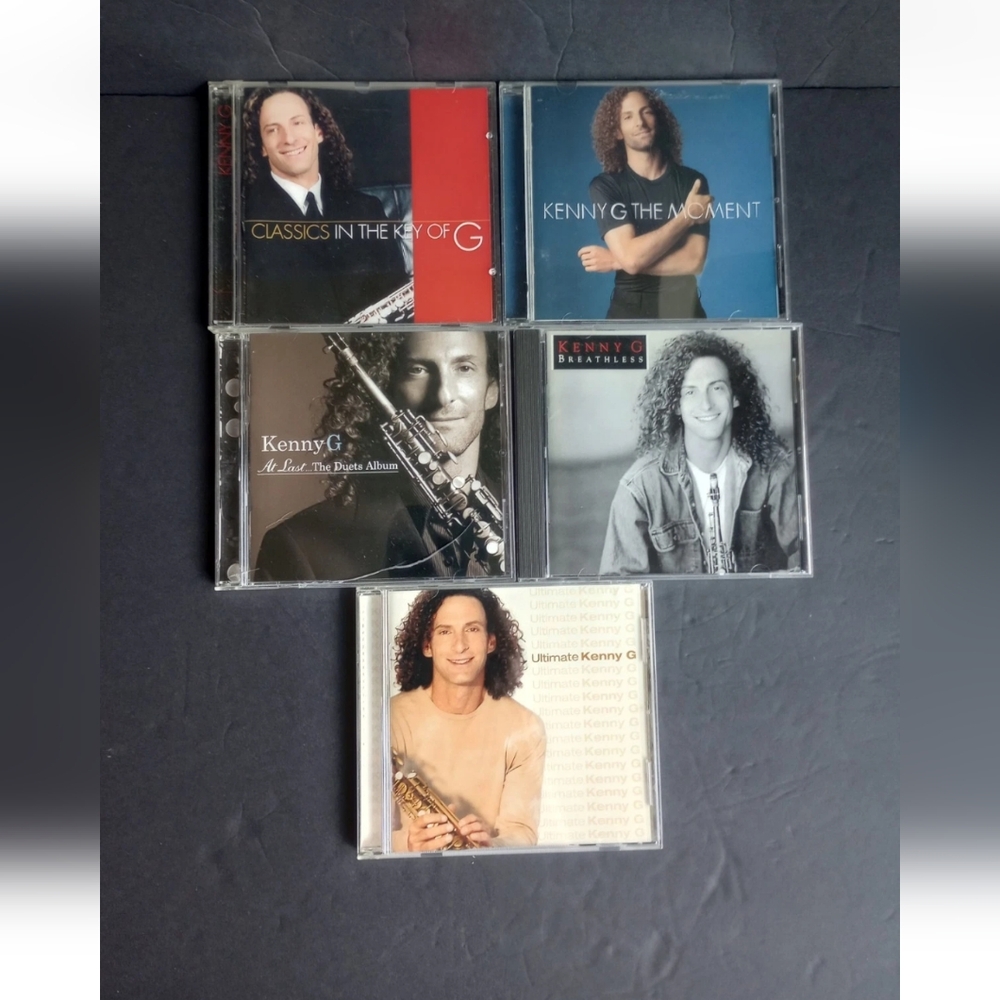 Kenny G Lot Of 5 CDs The Moment , Classics , Ultimate , The Deuts & Breathless